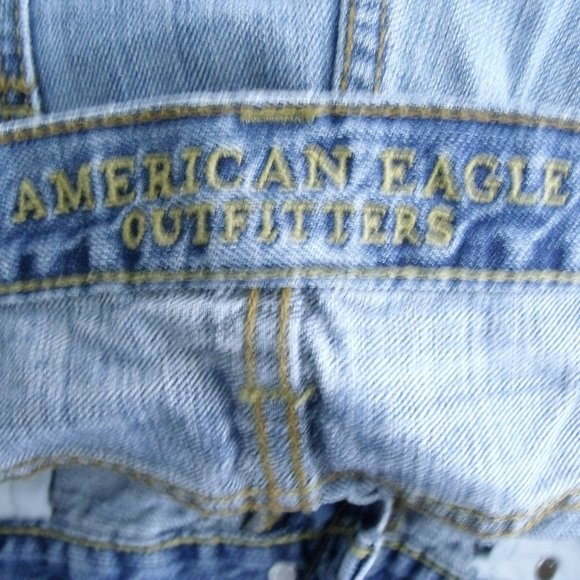 American Eagle Distressed Original Straight Jeans 36x32 - Picture 5 of 7